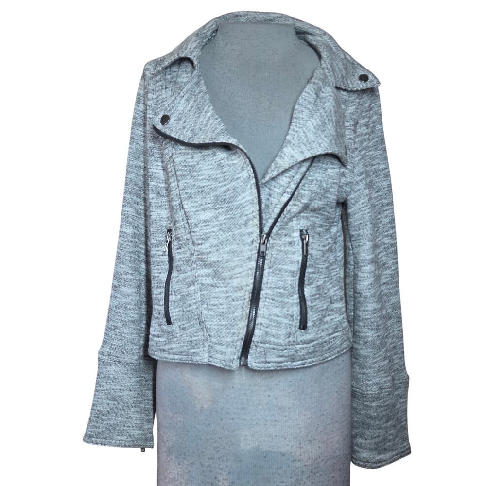 Gray Cotton Blazer Jacket Size Medium